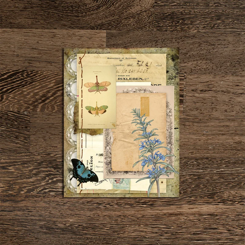 4gab/Iepak A5 Vintage Sēņu Augi Washi Uzlīme DIY Amatniecības Scrapbooking Albumu Junk Vēstnesis Plānotājs Dekoratīvās Uzlīmes