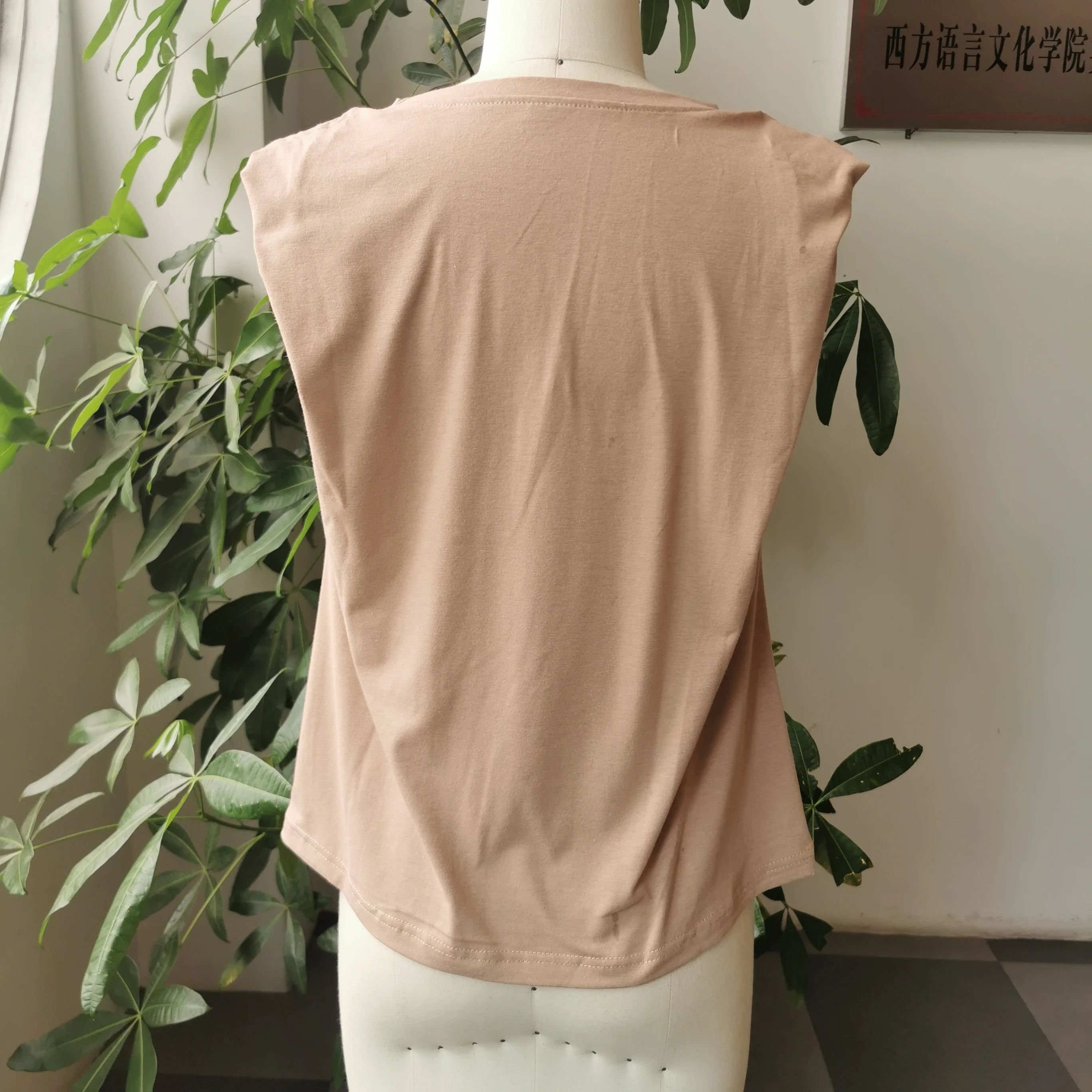 Japānas Minilalism Biroja Dāmas Tvertnes Augšpusē Sieviešu Vasaras Apģērbu Bez Piedurknēm, T Kreklu, Cietu Zaudēt Krāsu Sieviešu Ikdienas Mīksti Topi Ir 2021.