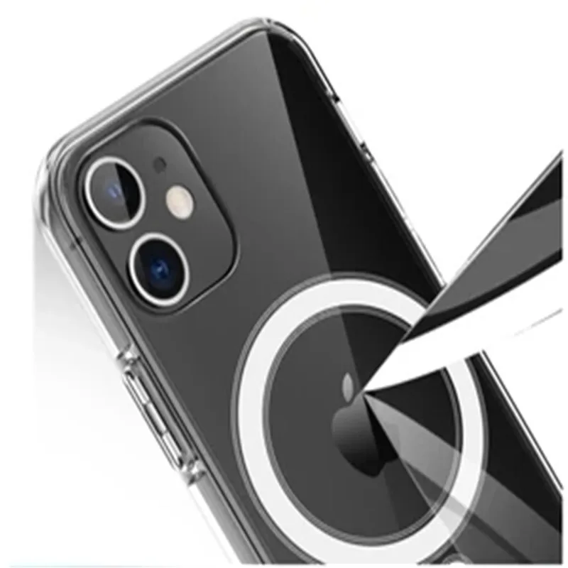 Iphone 12 pro max gadījumā Magnētisko tālrunis lietā Par iphone Magnētiskās kartes turētājs Magnētiskajām tālrunis lietā Par iphone 12