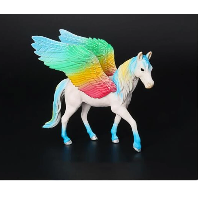 Rietumu Mitoloģijā Pegasus, Lelle, Rotaļlieta, Simulācijas Mini Dzīvnieku Modelis Unicorn Pegasus Raksturs Modeli, Bērnu Rotaļu Figūriņas