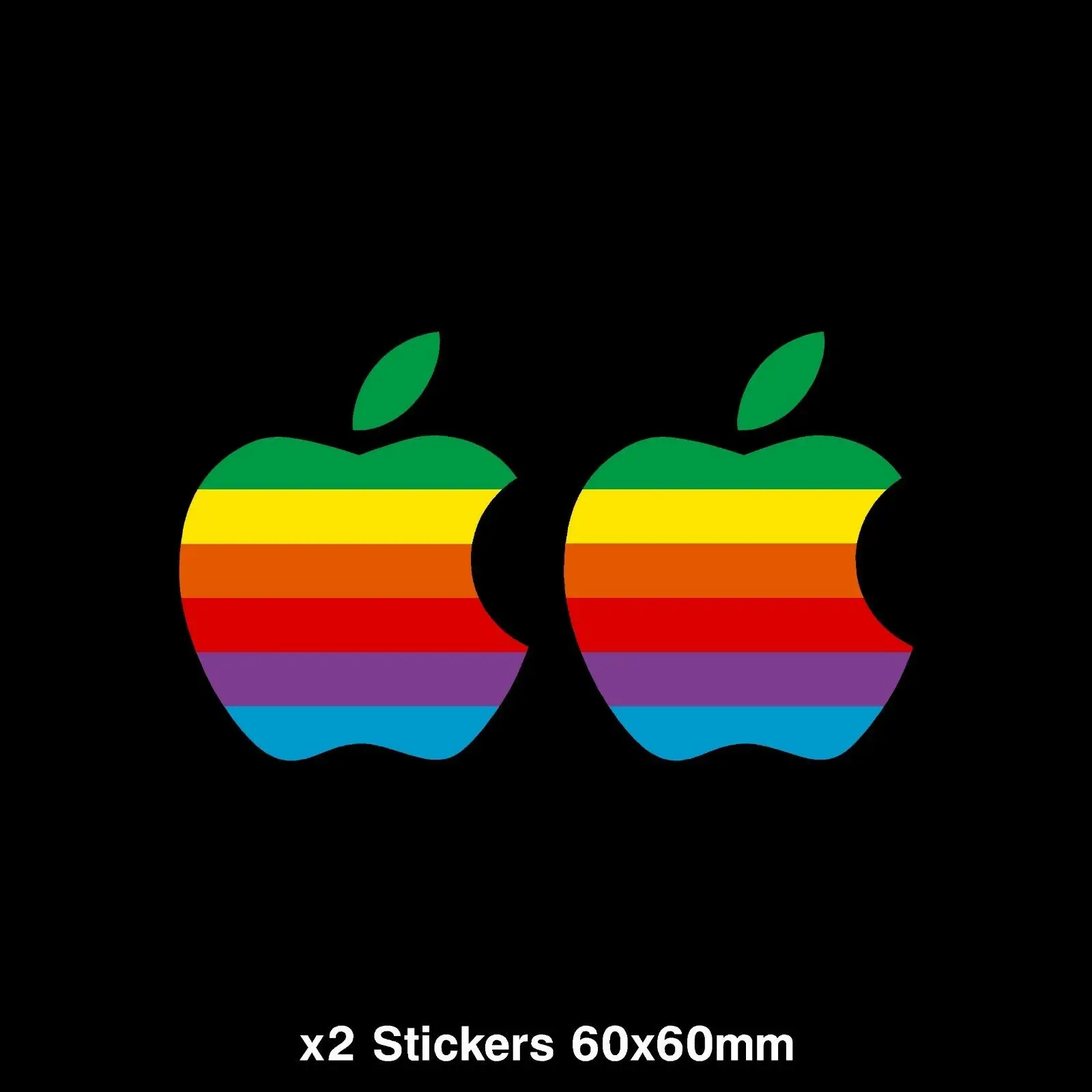 Personības Apple Retro Logo Uzlīmes - Macbook, Klēpjdatoru, Decal, Apple Mac Ūdensizturīgs Vinila Auto Uzlīmes, Logu Motori