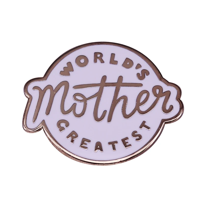 Pasaules Lielākajiem Māte Estētisko Pogu, Emblēmu, Inspirational ,Motivācijas Pēdiņām Pin Mātes Diena Dāvanu Idejas Mēs Mīlam Mūsu Māmiņām!