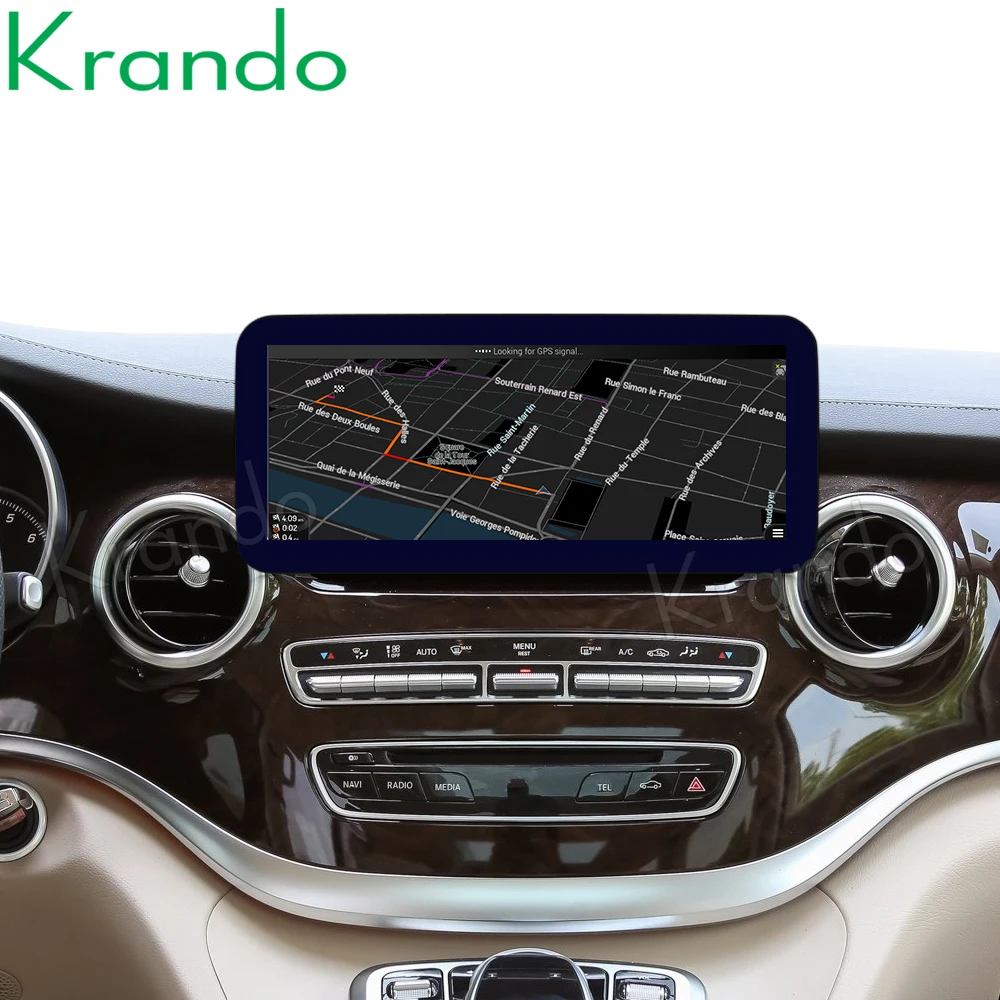 Krando Android 10.0 12.3 4G Automašīnas Radio Mercedes BENZ C W205 W204 C180 C200 GLC-X25 V W446 2008-2018 NTG 4.0 4.5 5.0 Carplay