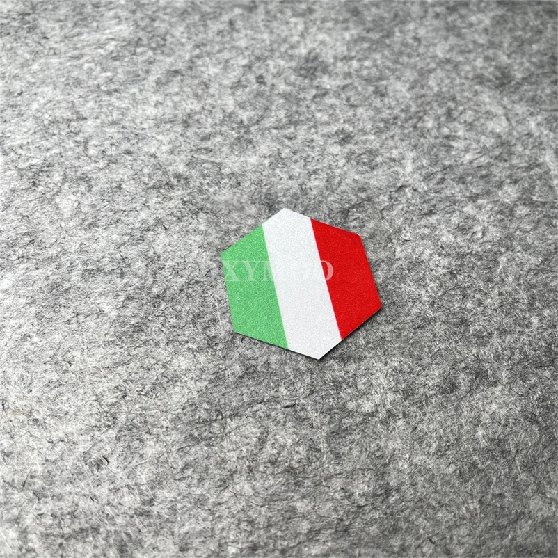 2x Made In Italy Valsts Karoga Grafikas Auto Uzlīmes, Aplikācijas Motociklu Netīrumiem Velosipēds, Ķivere Uzlīmes