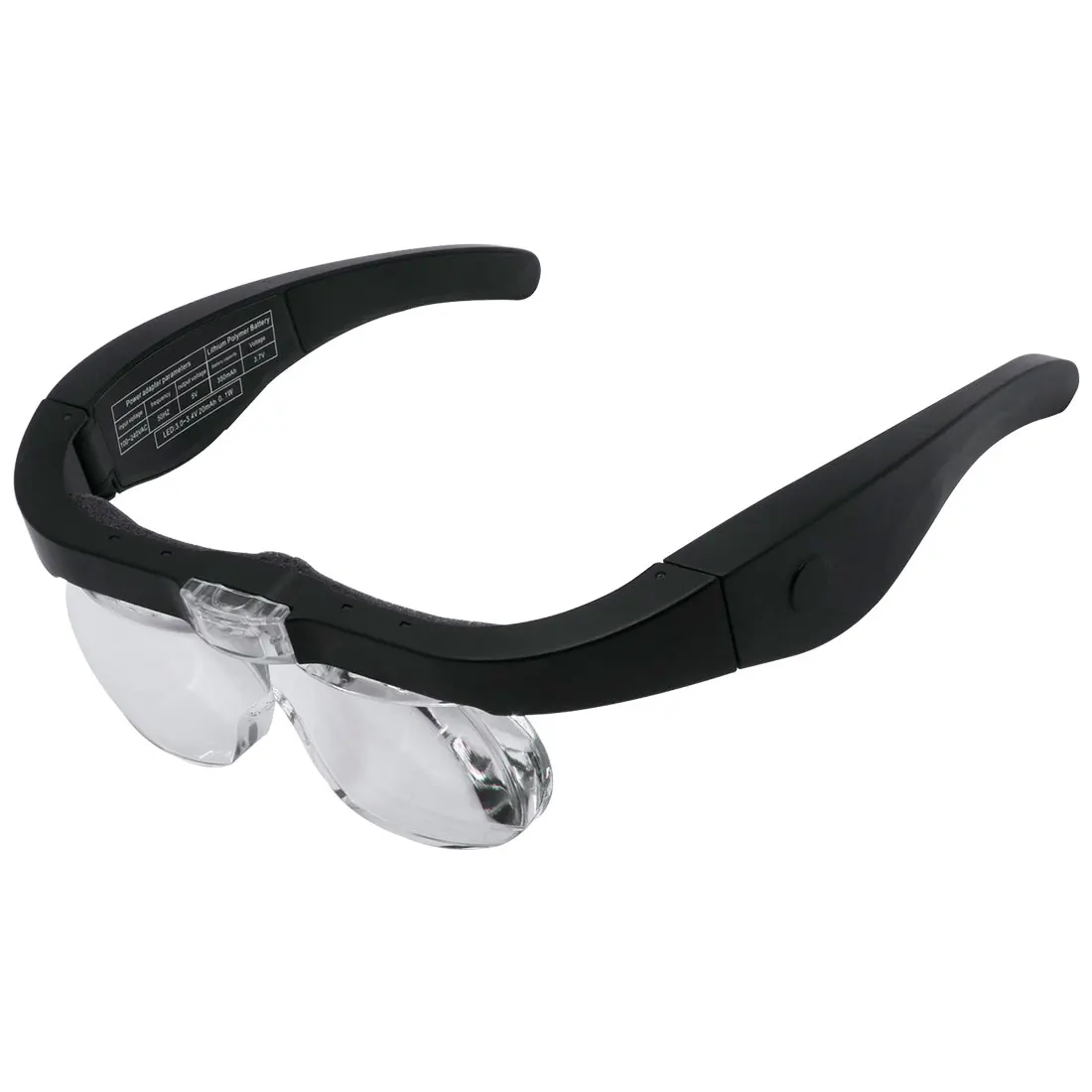 Brilles Palielināmo Galvas LED Gaismas Galvas Lupa Juvelieris Acu Glasse Optiskā Stikla Labošanas Rīks Lasījumā USB Lādējamu Lupa