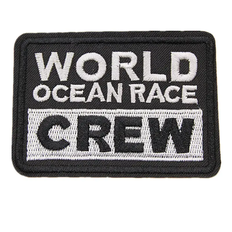 Izšūti Plāksteri World Ocean Race Apkalpes Vēstules Šūt Dzelzi Uz Nozīmītes Soma Džinsi Cepures T Krekls DIY Appliques Amatniecības Apdare