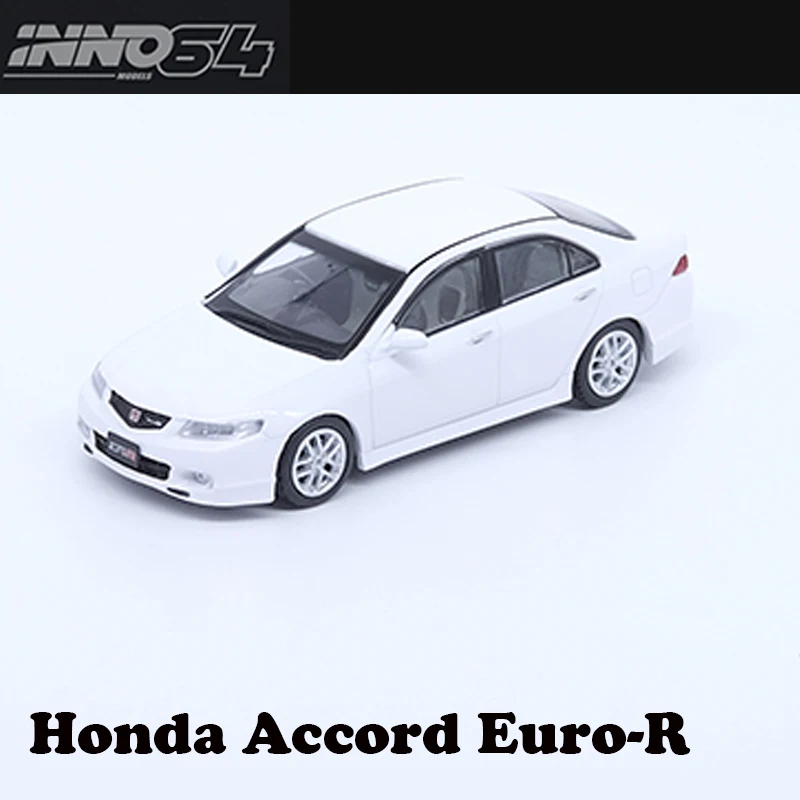 INNO 1/64 Modeļa Automašīnas Honda Accord Euro R CL7 ar 1 komplekts Riteņa Rumbas Sakausējuma Lējumiem Auto Kolekciju