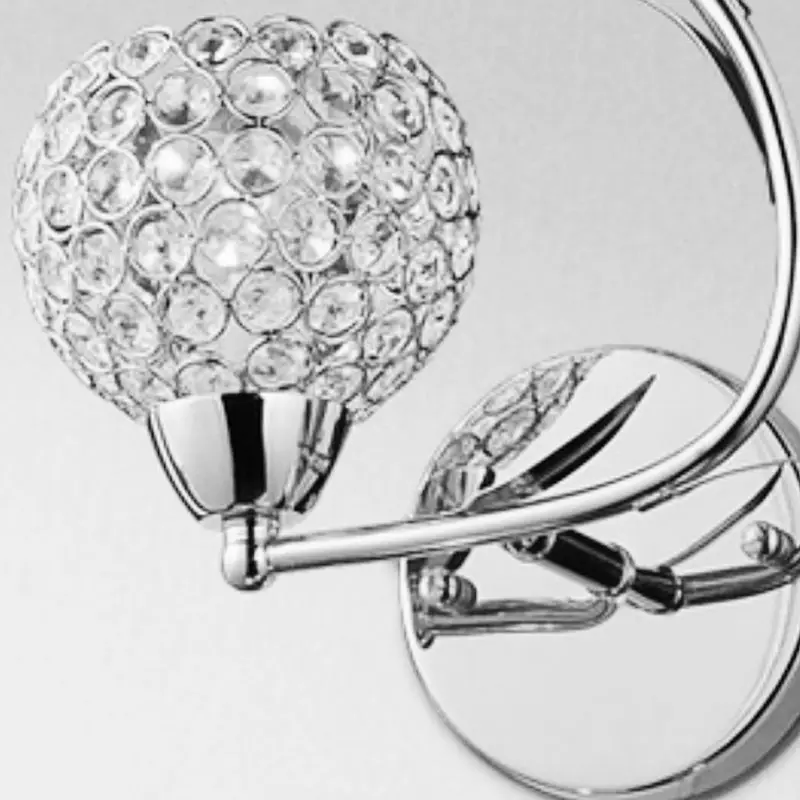 Sienas Lampas Modernās Radošo Crystal LED Sienas Gaismas Dekoratīvais Apgaismojums Sconce AC85-285V E27 Lampas led Dzīves Telpu Dekorēšana