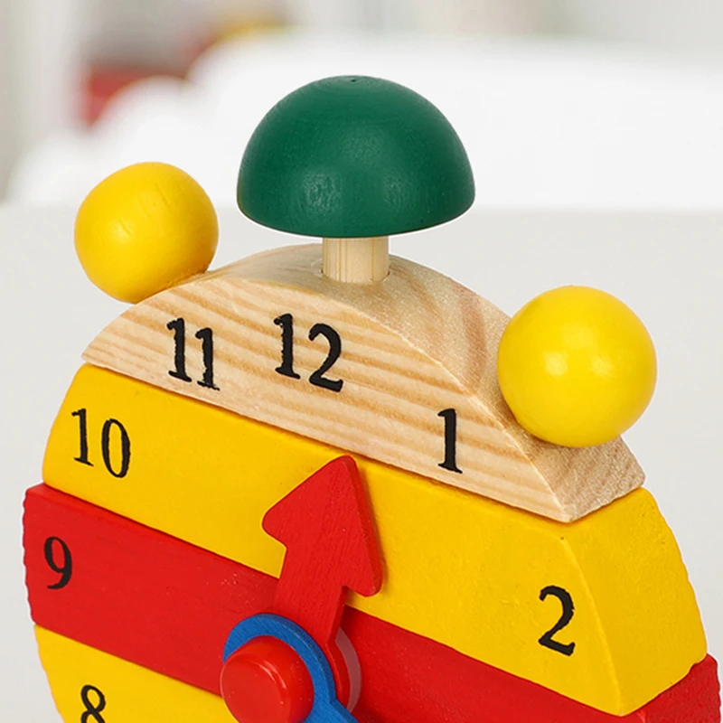 Karstā Montessori Koka Puzles, Rotaļlietas Bērniem Digitālā Laika Izglītības Izglītības Izglītības Spēle Zīdaiņiem Un Bērniem, Mini Mīklu Pulkstenis