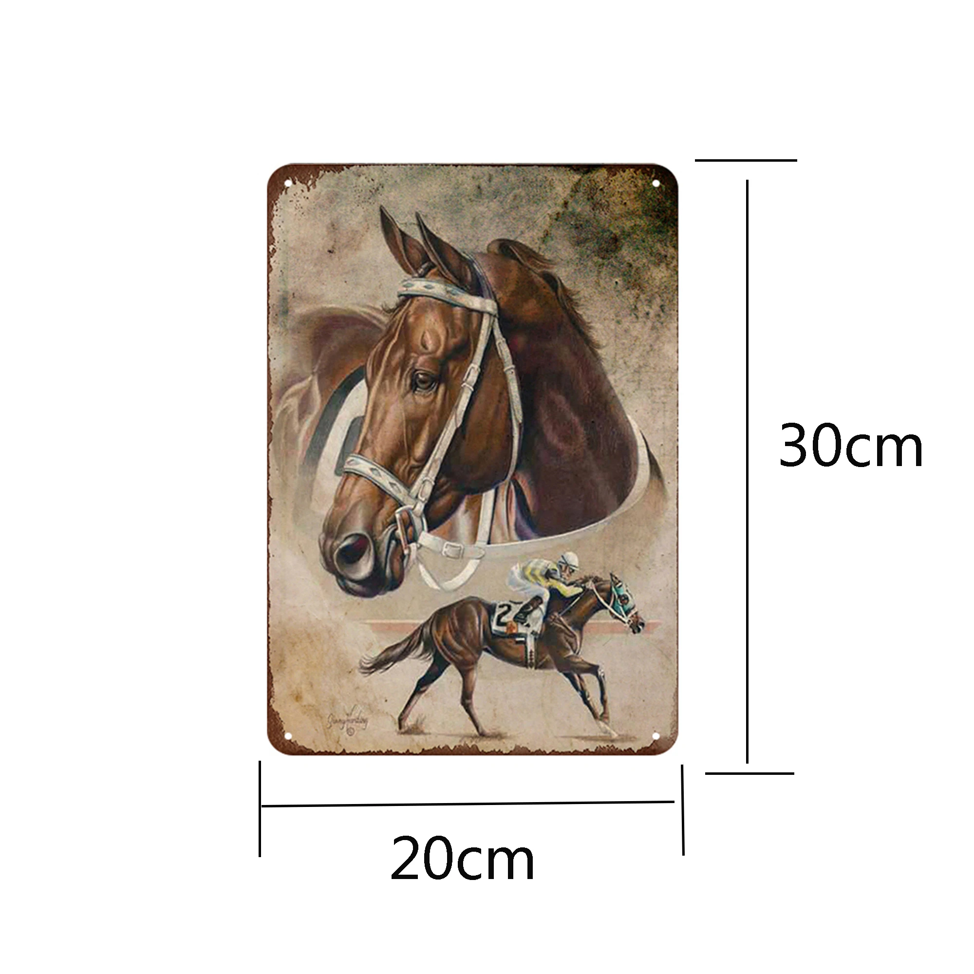 Vintage Skārda Pazīmes Mustang Zirgu Galvas Horserace Dzīvnieku Zemnieku Apdare Bērnu Dāvanu Retro Durvju Zīme Metāla Plāksne