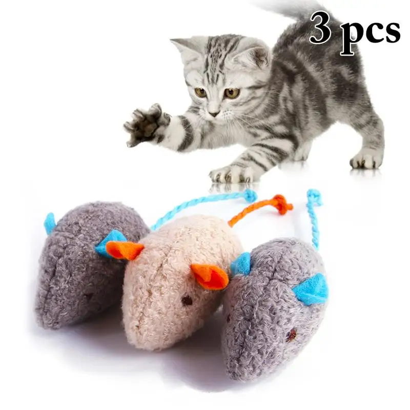3PCS Plīša Peli, Kaķis Rotaļlietas Kaķēns Košļāt Rotaļlietas Spilgti Kaķis Interaktīvās Rotaļlietas Catnip Kaķēnu Rotaļu Pet Zobu Rotaļlieta Kaķiem Izlases Krāsa