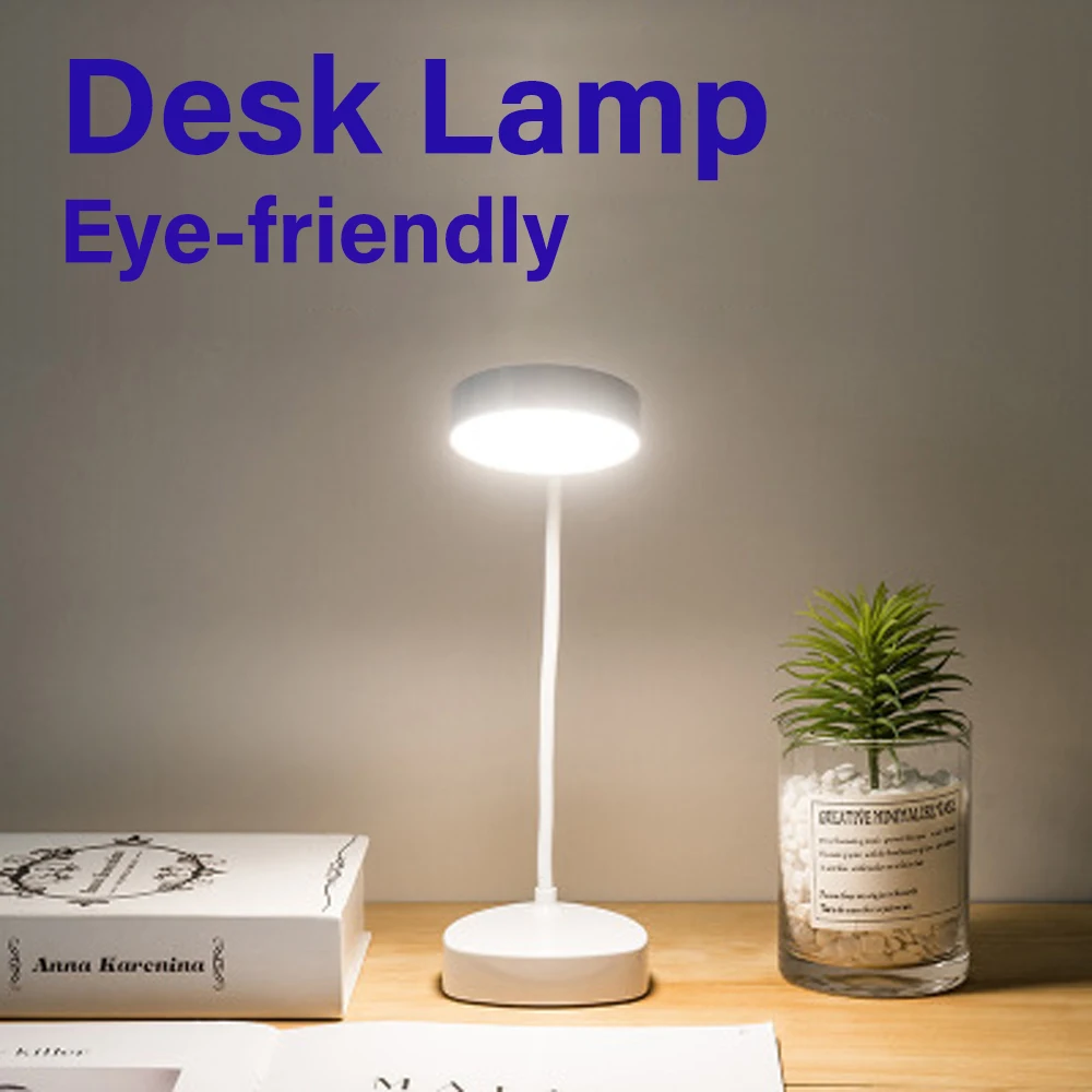 LED Galda Lampa Acu Aizsardzība Draudzīgi Regulējamas Galda Gaismu Uzlādējams Bendable LED Galda Lampa Strādā Lasījumā Studiju Lampas