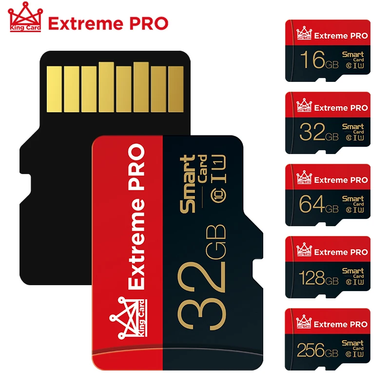 Micro SD atmiņas karte 4 8 16 32 64 128 256 GB mini Card Class 10 TF Flash atmiņas Kartes, Atmiņas Karte 256 GB 128GB Viedtālrunis Adapteri