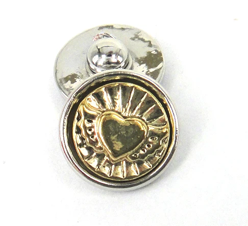 Bezmaksas piegāde Mini 1.2 cm angel heart šarmu DIY poga metāla piekariņi