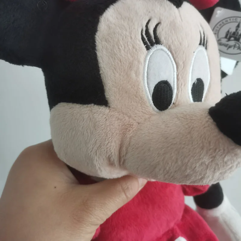 45cm Disney Classic Red Minnie Mouse Plīša Rotaļlietas Pildījumu Mīksta Lelle Meiteni Bērniem Dzimšanas dienas Dāvana