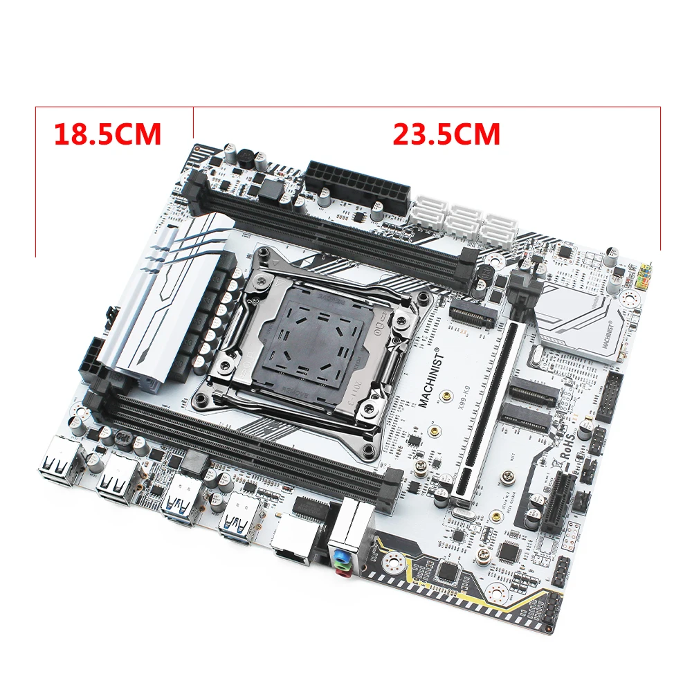 X99 mātesplati LGA 2011-3 set komplekts ar Intel xeon E5 4620 V3 procesors DDR4 16GB(2*8GB) 2666MHz RAM M-ATX NVME M. 2 SSD X99-K9