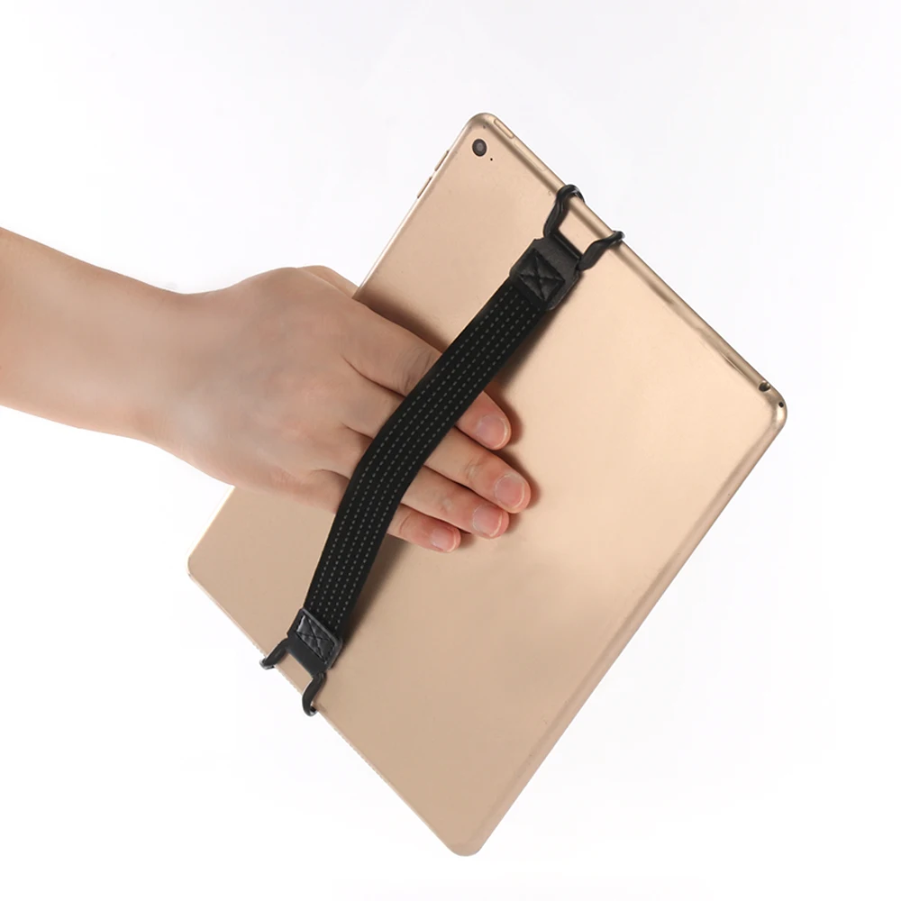 Tablete Roku siksnu Statīva Drošības Puses-siksna Ar Metāla Skavu Elastīgu Elastīgās Siksnas Gala Ar Gumijas Mezglu iPad