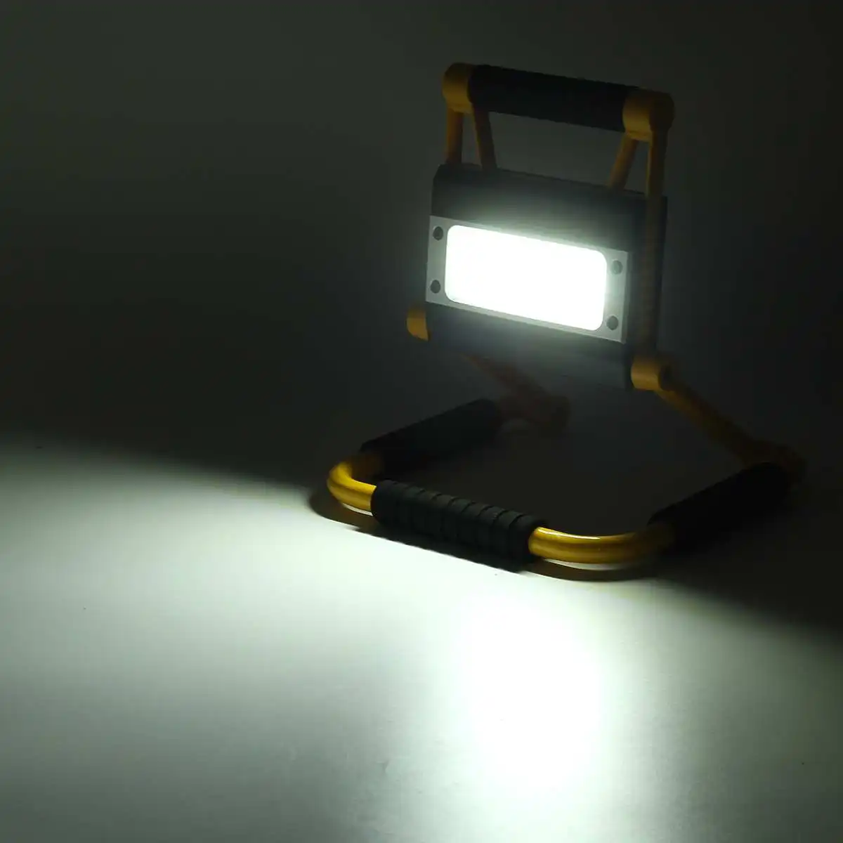 300W Refletor LED Āra Apgaismojums prožektors Lampa Prožektors COB Led Prožektoru gaismā, Dārza Lampa ar Akumulatoru un USB Kabelis