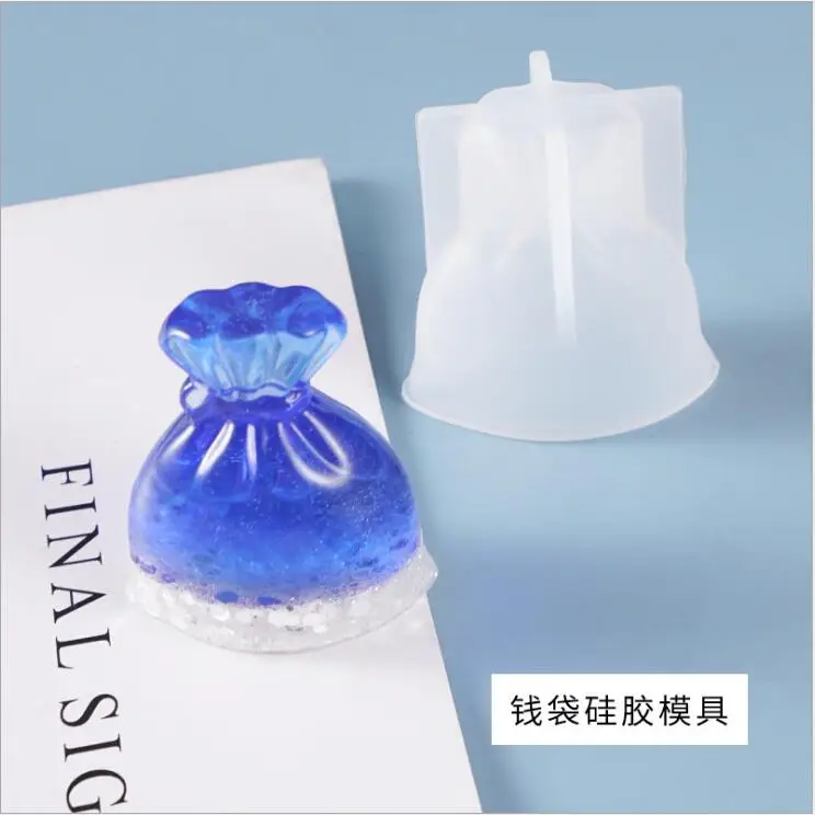 Aouke MoldDIY kristāla kritums pelējuma naudas maiss laimi soma radošo laimi soma Zhaocai spogulis silikona veidnes