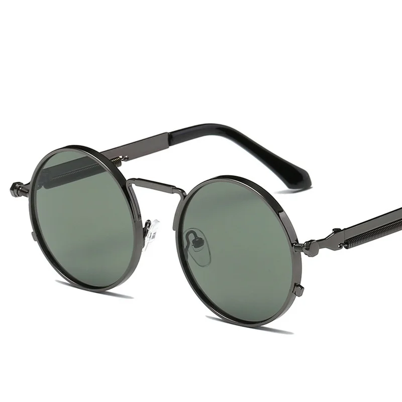 Ir 2021. Modes Klasisko Luksusa Zīmolu Vīriešu Gothic Brilles Punk Saulesbrilles Retro Vīriešu un Sieviešu Kārtā Metāla Saulesbrilles UV400