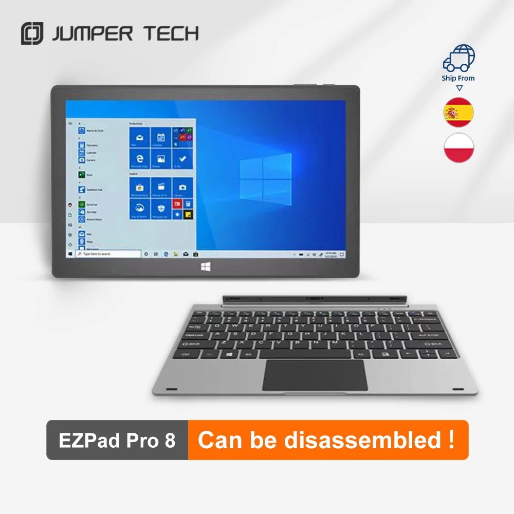 Tabletes Džemperis EZPad Pro8 11.6 inch1920*1080 IPS 12 GB RAM atmiņa, 128GB ROM Touch Screen Tabletes Ar Klaviatūru Ezbook Windows10