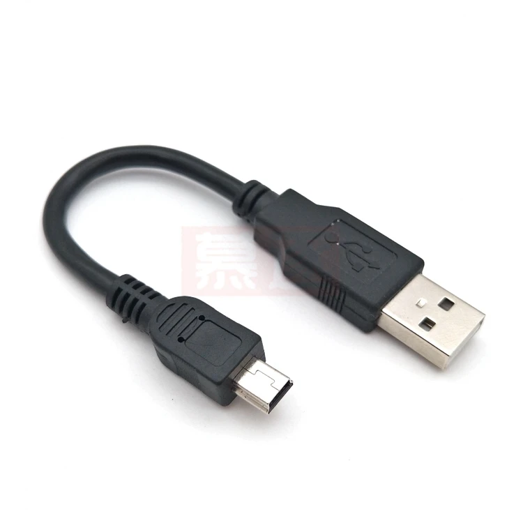 Datu Uzlādes Kabelis Vadu Adapteri USB 2.0 Vīrietis, lai Mini 5 Pin B Labāko Black garums 0.3 M/5M Datu Kabeļi usb pagarinājuma kabelis,
