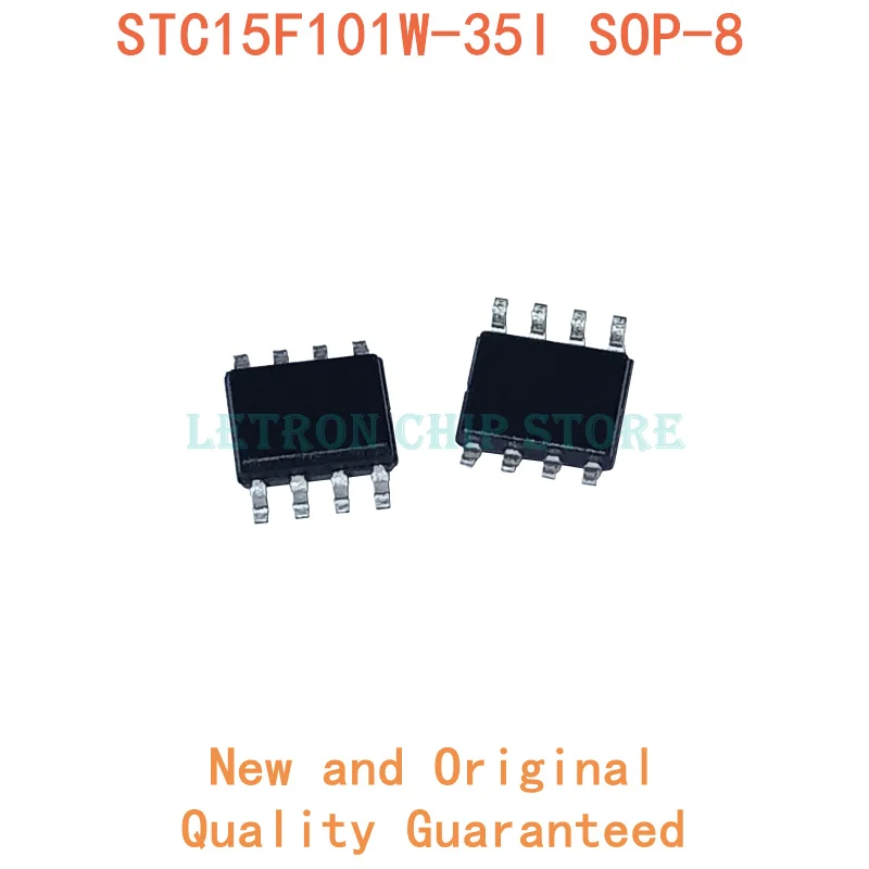 10PCS STC15F101W-35I-SOP8 SOP8 STC15F101W SOP-8 15F101W SOP SOIC8 SOIC-8 SMD jaunu un oriģinālu IC Chipset