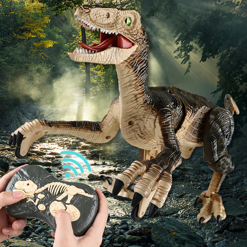 2.4 G Tālvadības pults Dinozaura Modelis Elektriskā Mehāniskā Dzīvnieku Rotaļlietas Bērniem