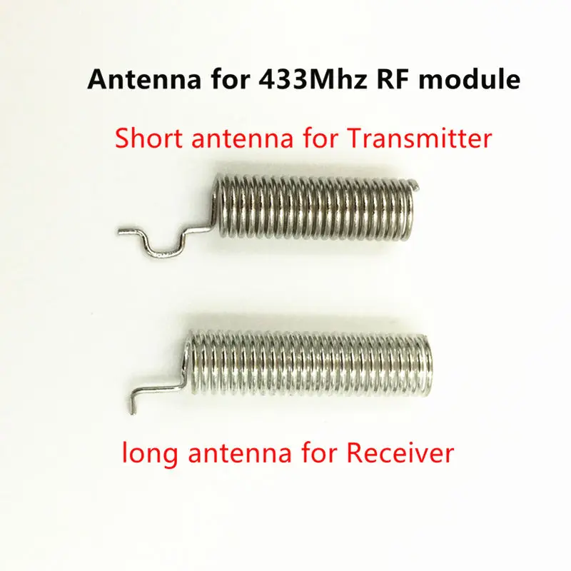 FUNSHION LAB 433mhz RF Raidītājs un Uztvērējs Superheterodyne ASK433 mhz Modulis Ar Antenu Arduino Uno Bezvadu Diy Komplekti