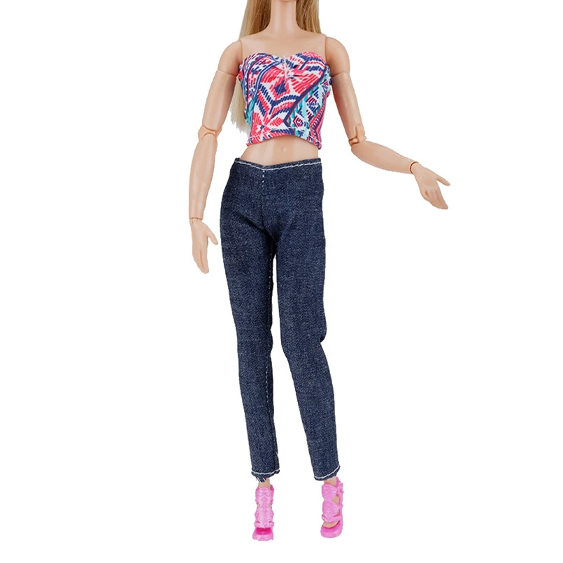 Ir 2021. Jaunu Vasaras Modes Apģērbu Komplekts Barbie 11 Collas BJD FR SD Lelle Kleita Drēbes Namiņš Roll Spēlēt Piederumi