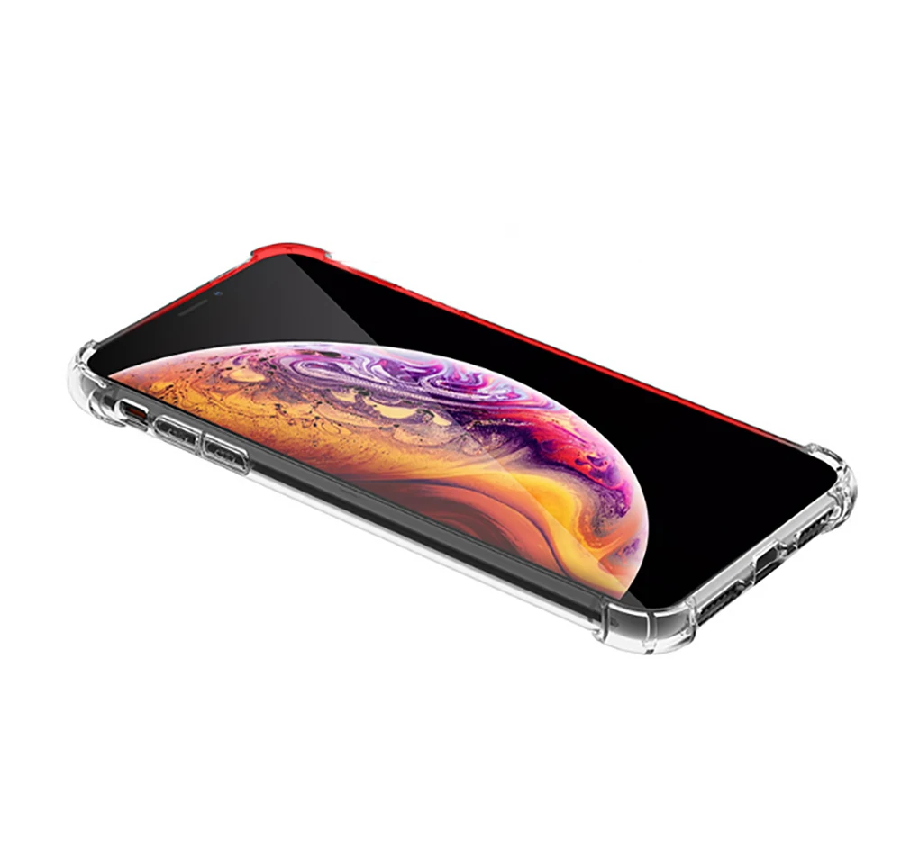 Caurspīdīgs Triecienizturīgs Lietā par iPhone 12 mini 11 Pro Max XS XR-X SE 2020. gadam, Skaidri antidetonācijas Tālrunis Apvalks Mīksts, TPU Aizmugurējo Vāciņu