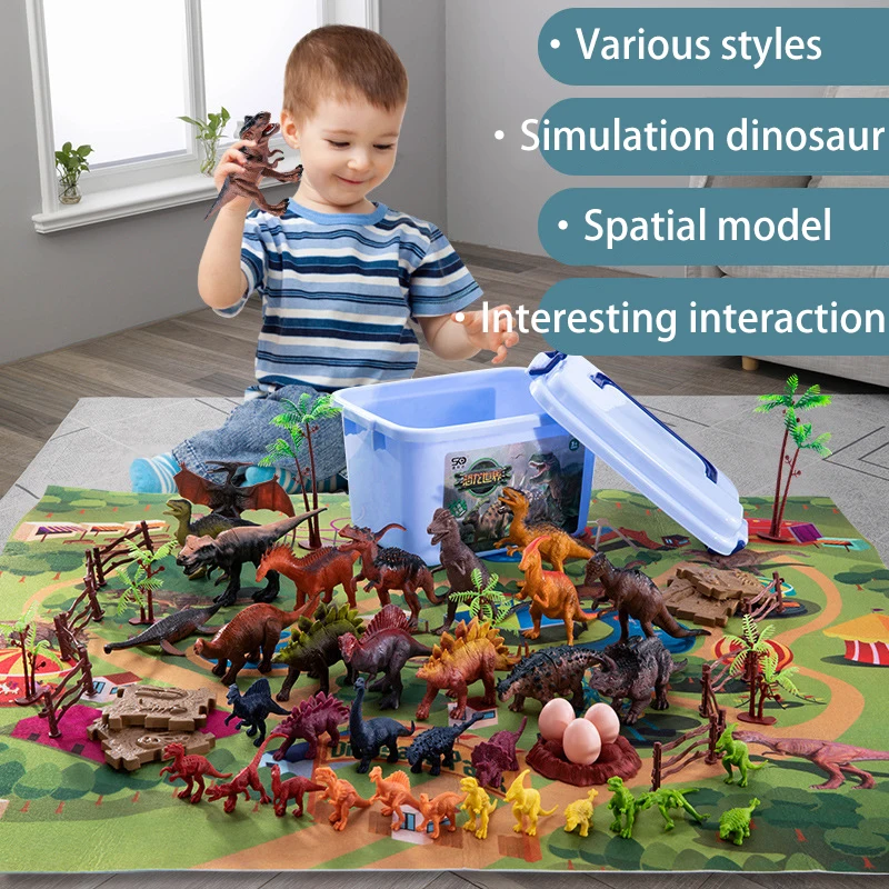Jurassic Park Dinozauru Rotaļlietas Dzīvnieku Džungļos Komplekts T Rex Dinozaura Izrakšanas Izglītības Zēni, Bērnu Rotaļlietas Bērniem No 1 Līdz 6 Gadiem