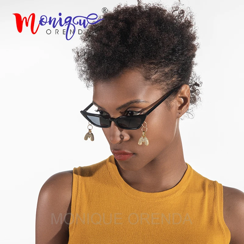 Ir 2021. Modes Tendence, Sievietēm, Kaķu Acu Saulesbrilles Zīmola Dizainere Retro CZ Hip Hop Kuba Rotaslietas, Saules Brilles Vīriešiem Ocolos