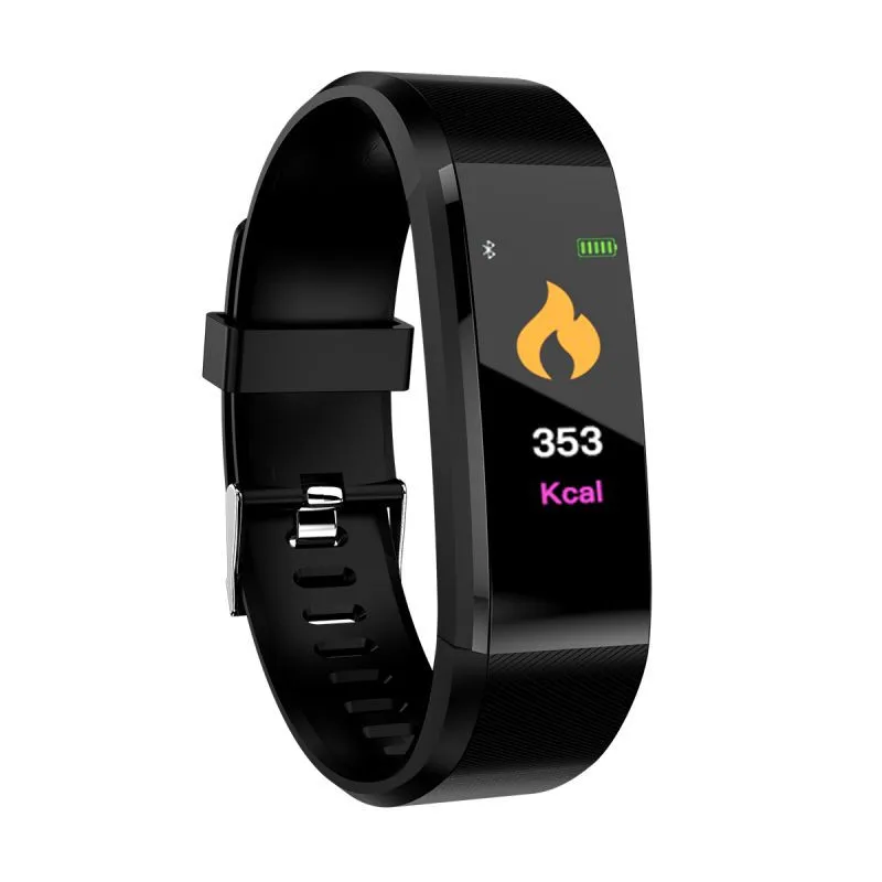 115 Plus Bluetooth Smart Watch Sirds Ritma Monitors Smart Skatīties Fitnesa Tracker Aproce Ūdensizturīgs Smart Aproce
