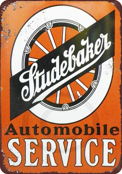 Studebaker Automobiļu Servisa Vintage Pārpublicēšana Metāla Zīme
