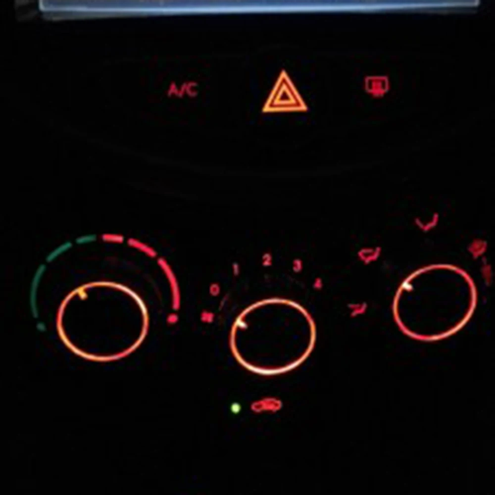 3pcs Par Hyundai elantra 04-16 auto MAIŅSTRĀVAS slēdzis slēdzis, alumīnija sakausējumu Gaisa kondicionēšanas karstuma kontroles apdares interjera auto-stils