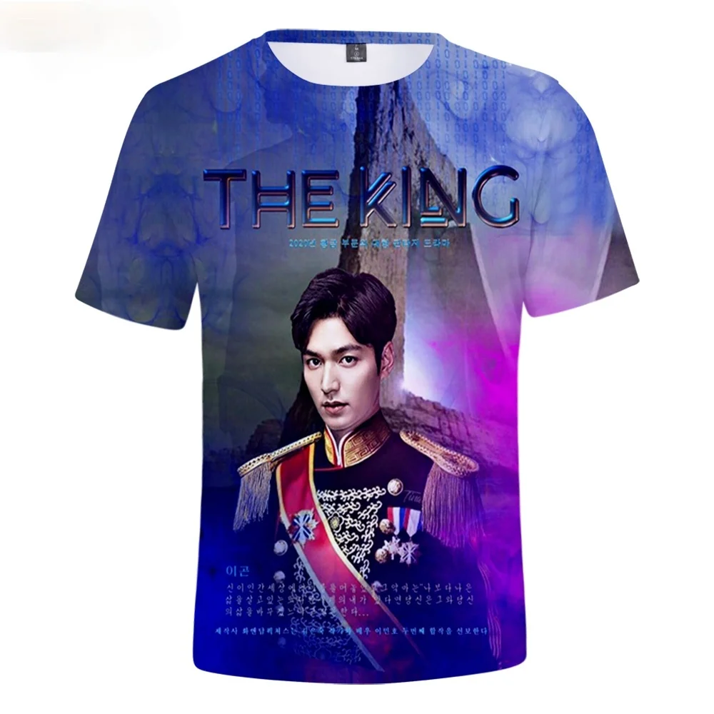 2020. gadam 1 3D Drukas Karalis: Mūžīgā Monarch T-Krekls unisex Lee Min Ho Lielajam modes Īsām Piedurknēm Smieklīgu T Kreklu O-veida kakla Topi