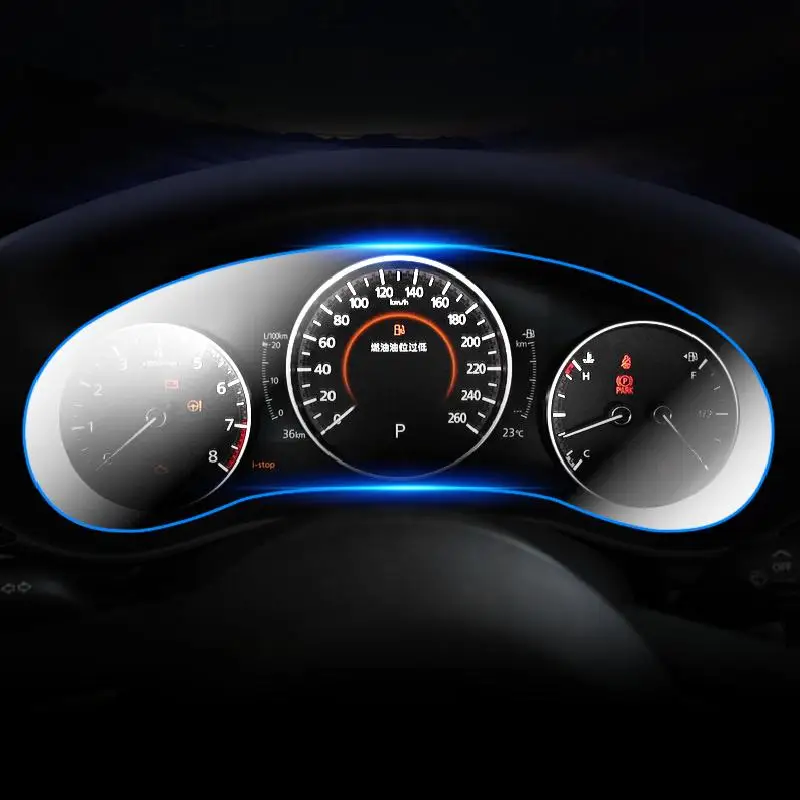 Priekš Mazda 3 Axela CX-30 2019 2020 2021 Automobiļu interjers mērierīču paneļa membrānu LCD ekrāns, TPU aizsargplēvi Anti-scratch
