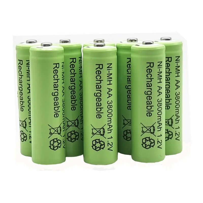 3800mAh AA 1.2 V baterija Ni-MH akumulatoru Rotaļlieta, Tālvadības pults, Akumulatori AA 1.2 v 3800mah akumulators