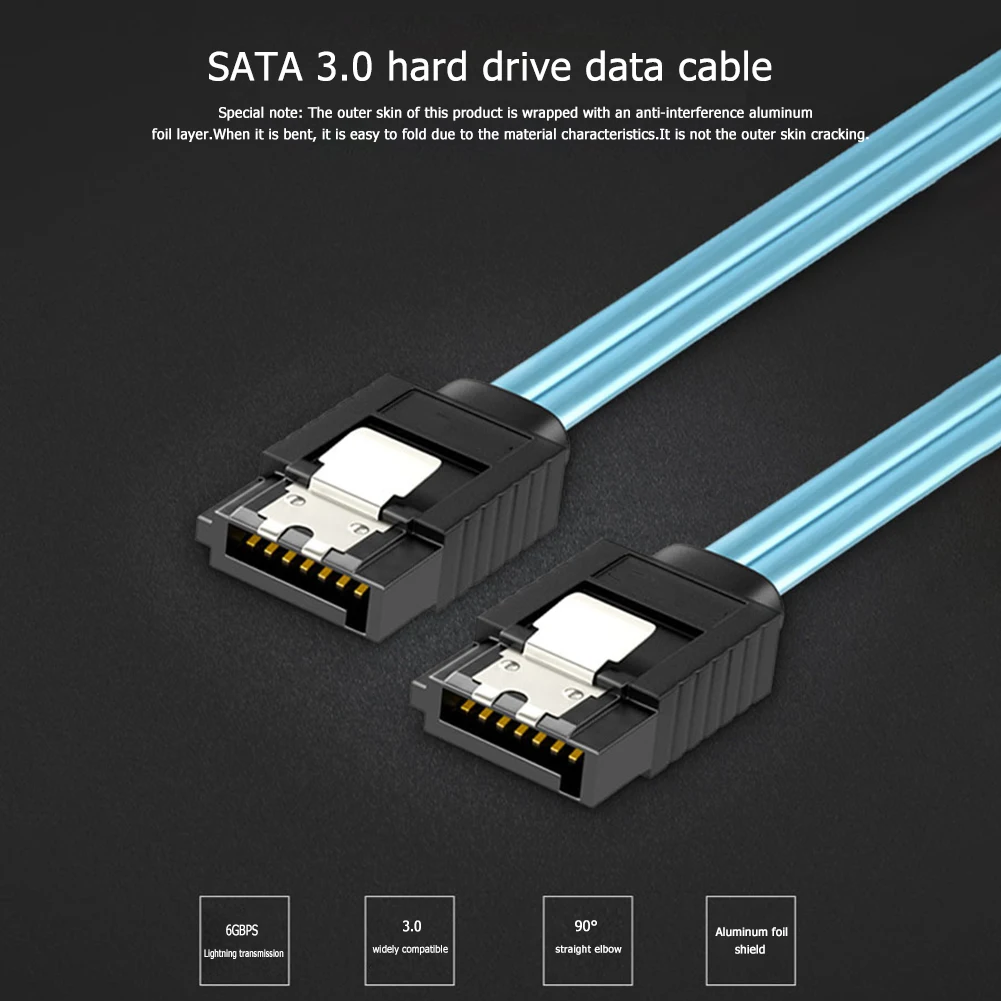SAS SATA Kabelis SATA III 6Gbps Sadalītāja Kabeli Servera SATA 7 Pin SATA 7 Pin Cietā Diska Datu Kabeli 6SATA, lai 6SATA 1 Metrs