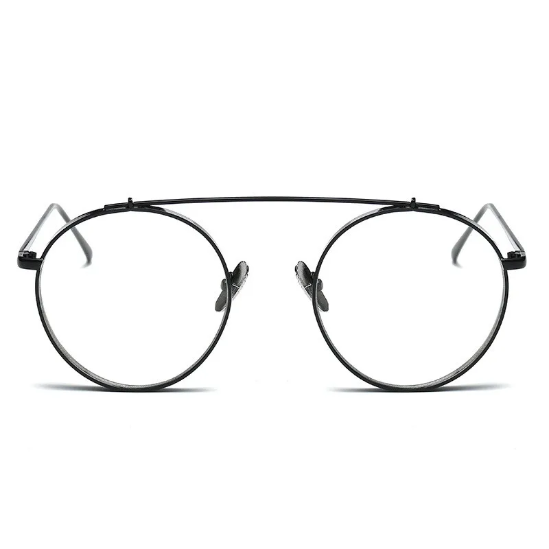 VAZROBE Apaļas Brilles Vīrieši Sievietes Biezas Brilles Rāmis Cilvēks, Zelts, Sudrabs, Optisko Briļļu Pārredzamu Lēcu Nerd Brilles