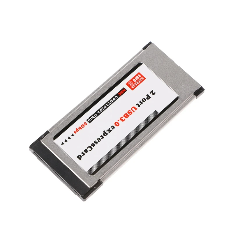 Ir 2021. Jaunu PCI-E, PCI Express 2 Pieslēgvietu USB 3.0 34 mm Expresscard Kartes Pārveidotāja Adapteris