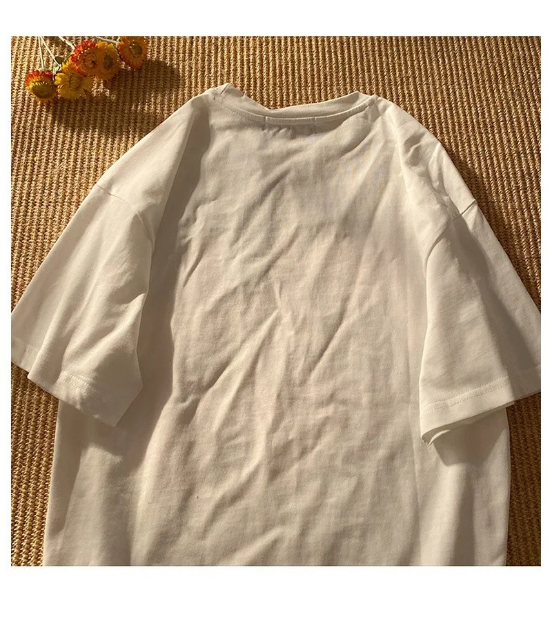 Sieviešu T-krekls Lielgabarīta Bts Anime Y2k Tops ar Īsām Piedurknēm T-krekli Kawaii Topi, Lai Pāris Drēbes Iela Zaudēt Modes Apģērbi