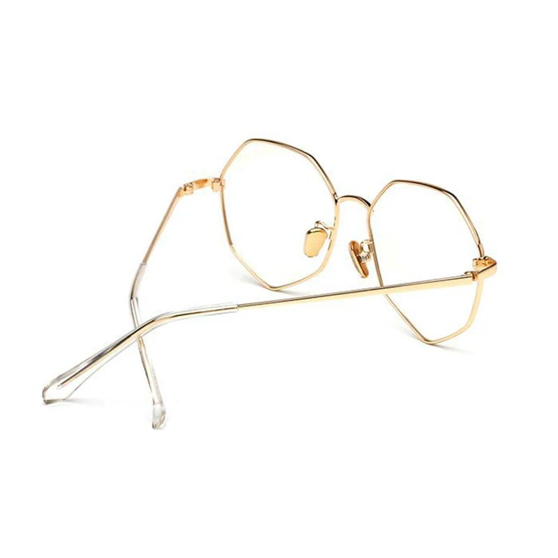 LUOMON Sieviešu Brilles, Briļļu Rāmis Daudzstūru Skaidri Pārredzama Sieviešu Brilles Optiskās Brilles Rāmis Brilles Sievietēm