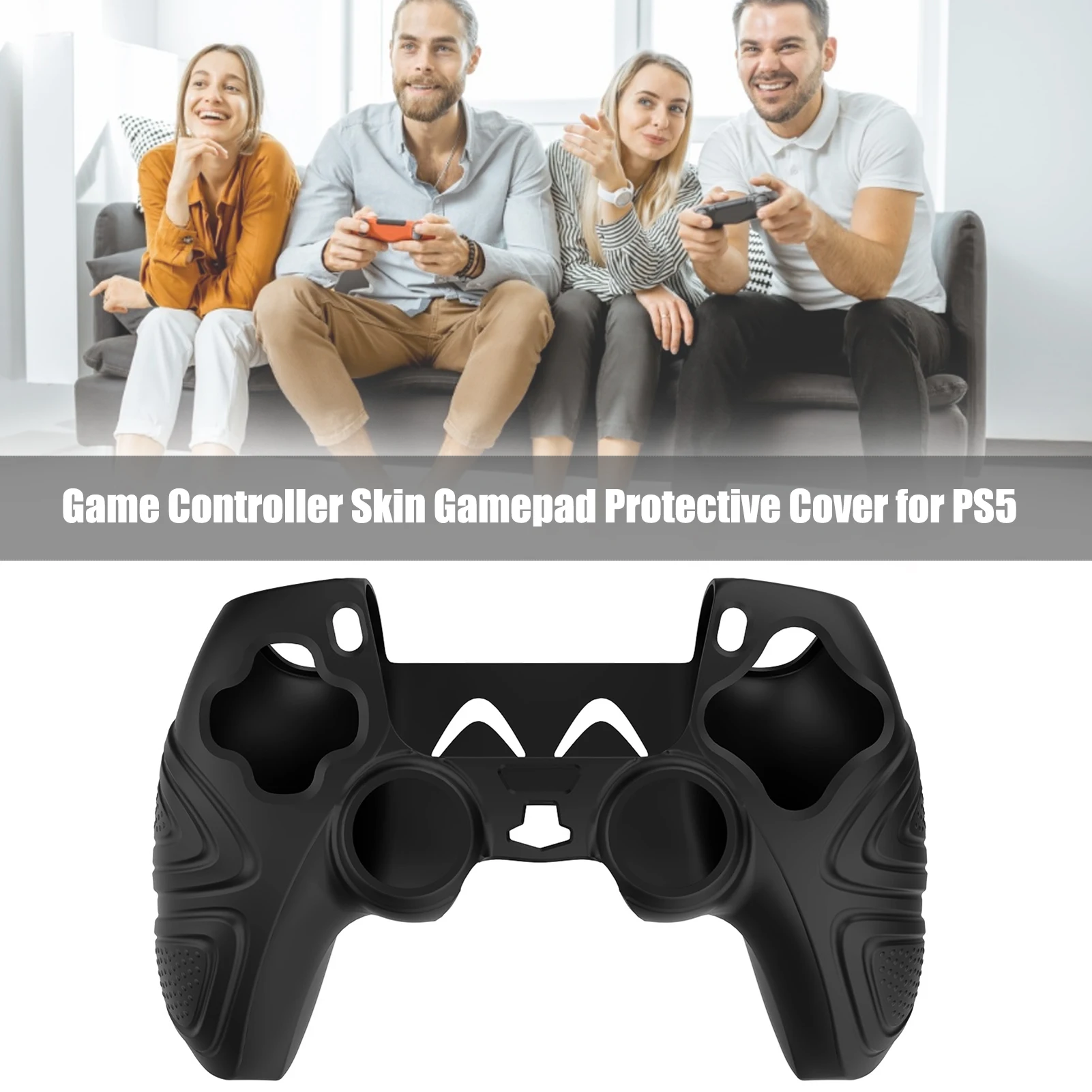 Silikona Gamepad seguma Kursorsviru Gadījumā PS5 Kontrolieris Spēle Kontrolieris Ādu Spēle Shell PlayStation 5 Accessorie