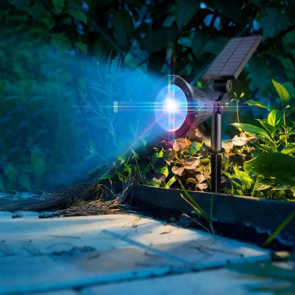 7 LED Saules Zālienu Lampas IP65 Waterproof Smaile Gaismas Vadības Ievietošana Grīdas Āra Dārza Pagalmā Gaismas Ceļā Ainavu Uzmanības centrā RGB