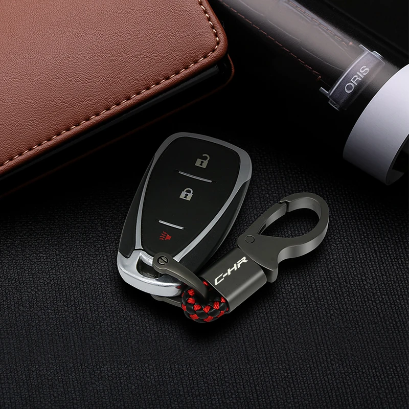 Modes Automašīnu, Metāla, Ādas Logo Keychain Keyring Atslēga, Gredzena Atslēga, Ķēdes toyota CHR 2018 2019 2020 2021 Auto Keychain Aksesuāri