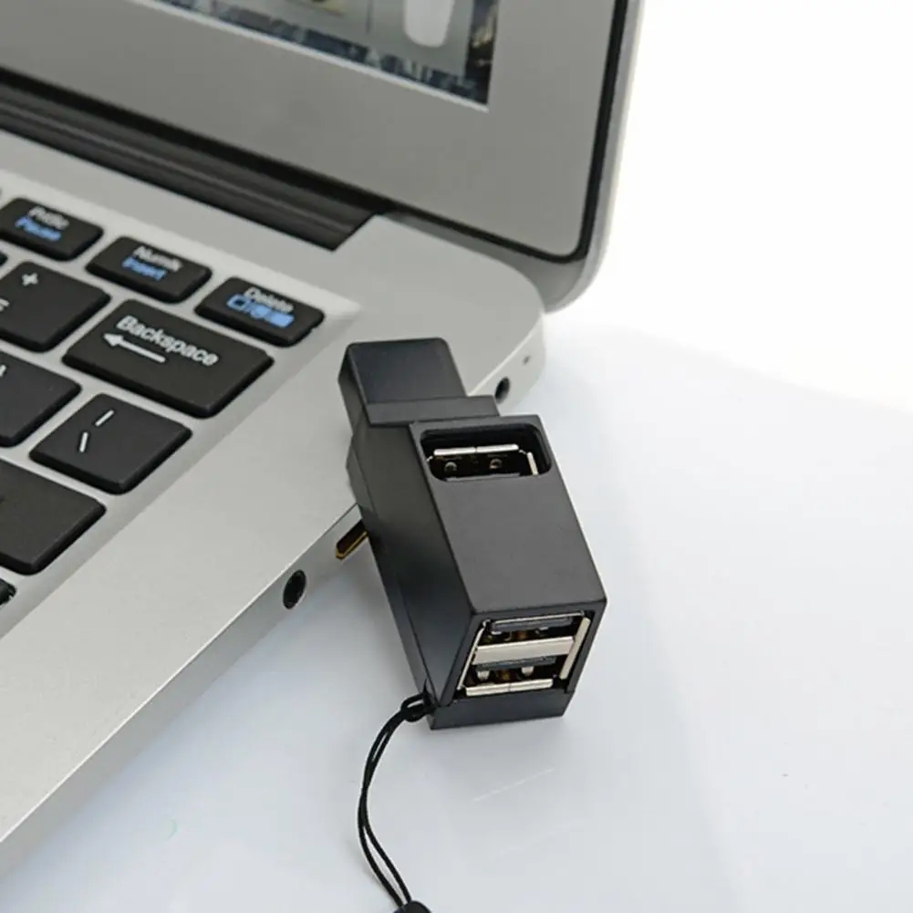 Mini Portatīvo 3 Porti USB 2.0/3.0 Datu Kabeļa Hub Splitter, lai Portatīvo datoru/Datoru