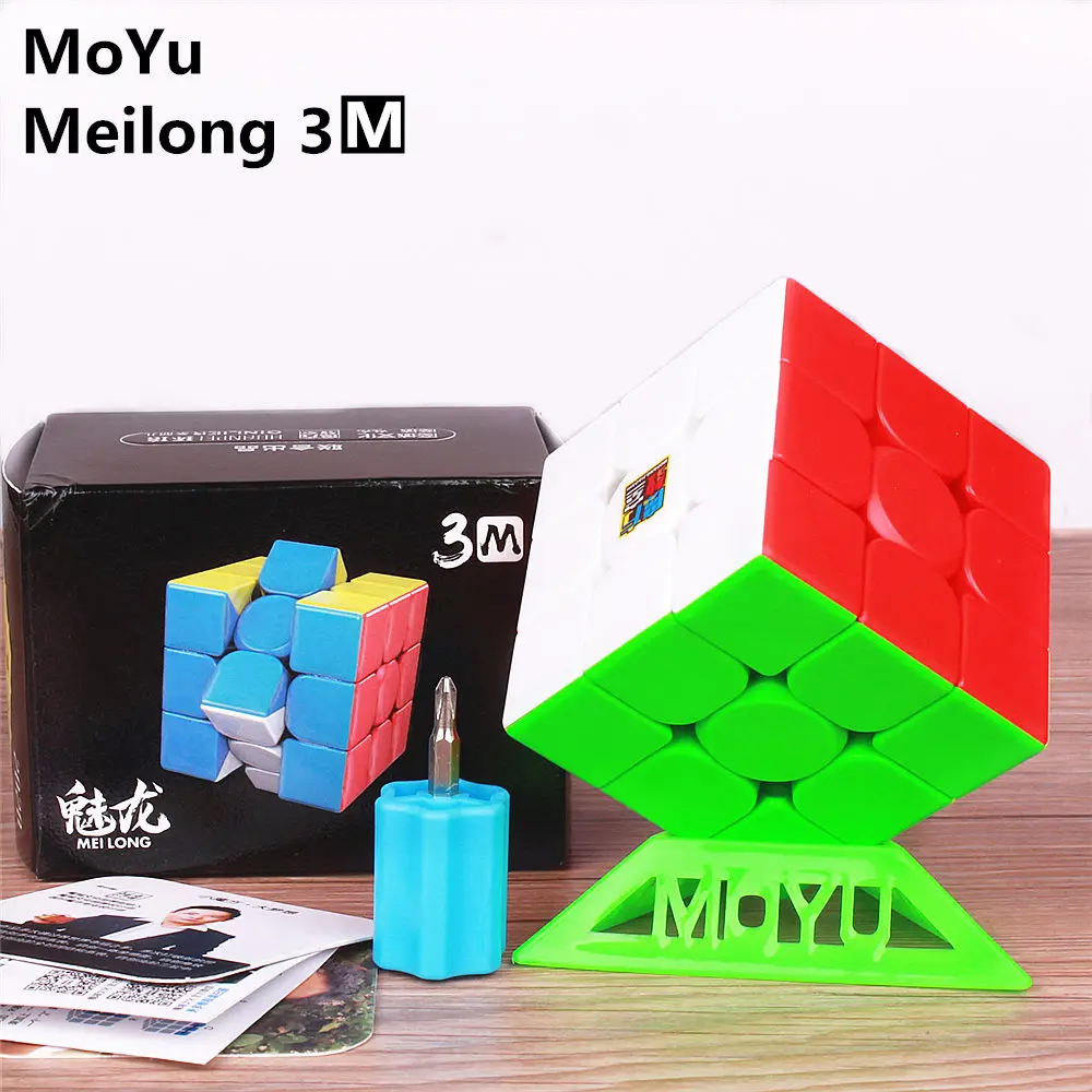 Moyu Meilong 3m Magnētisko Burvju Ātrums Cube Cubing Klasē Magnēti Puzzles Gabaliņi Izglītojošas Rotaļlietas Bērniem Meilong 3 M