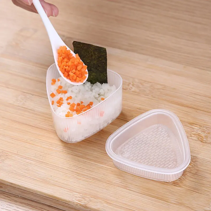 5 Stilā DIY Suši Pelējuma Onigiri Rīsu Bumbu Pārtikas Nospiediet Trīsstūrveida Suši Maker Pelējuma Suši DIY Komplektu Japāņu Virtuves Bento Piederumi